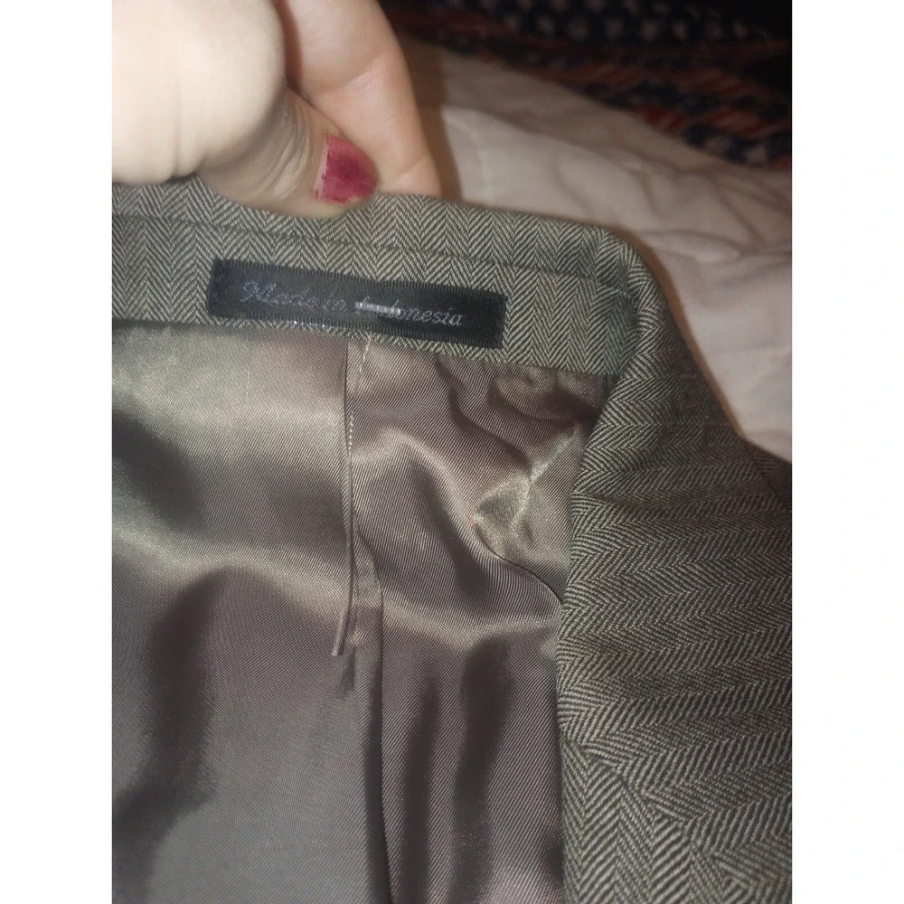 Lauren‎ Ralph Lauren Suit Jacket Grey,Brown 44R